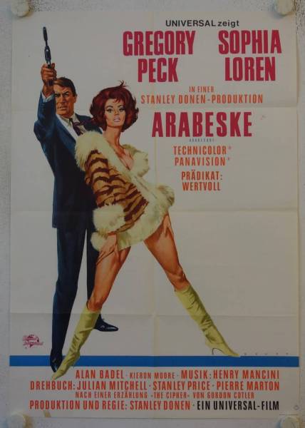 Arabesque original release german movie poster